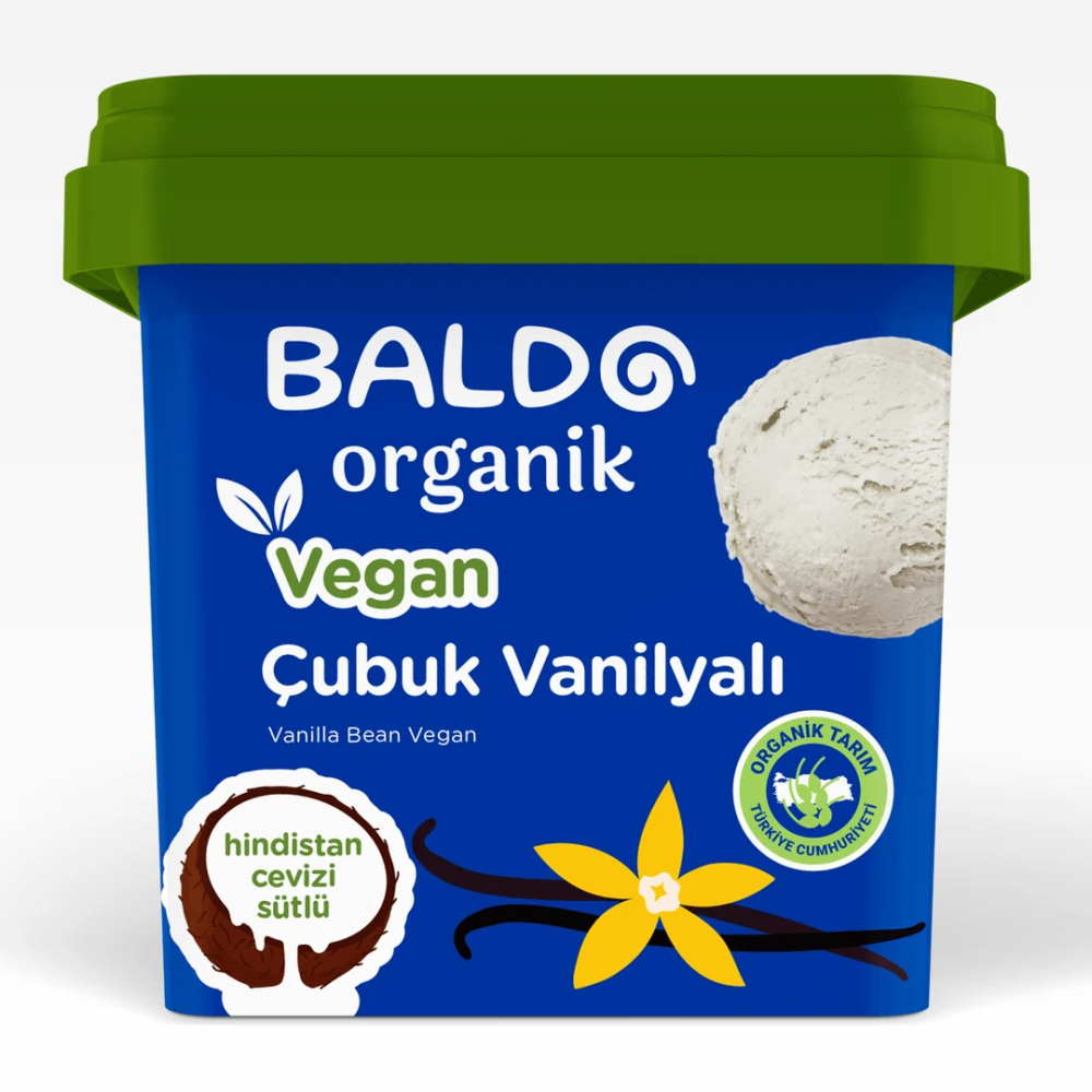 Çubuk Vanilyalı Vegan Dondurma 400 gr