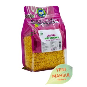 Organik Sarı Mercimek (1 kg)
