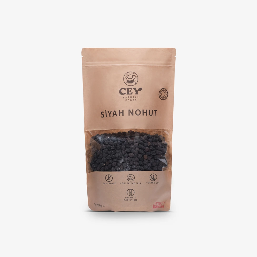 Siyah Nohut 500gr – Glutensiz, katkısız ve protein ile lif zengini sağlıklı baklagil