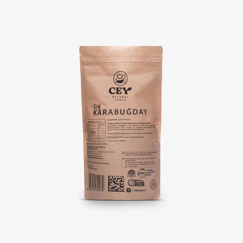 Karabuğday 500gr – Glutensiz, katkısız ve yüksek protein ile lif içeriğine sahip sağlıklı tahıl