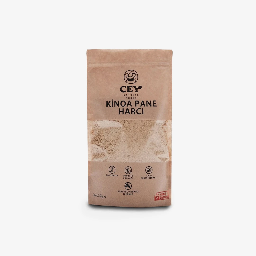 Kinoa Pane Harcı 150gr – Kinoa bazlı, glutensiz, katkısız ve sağlıklı kaplama harcı