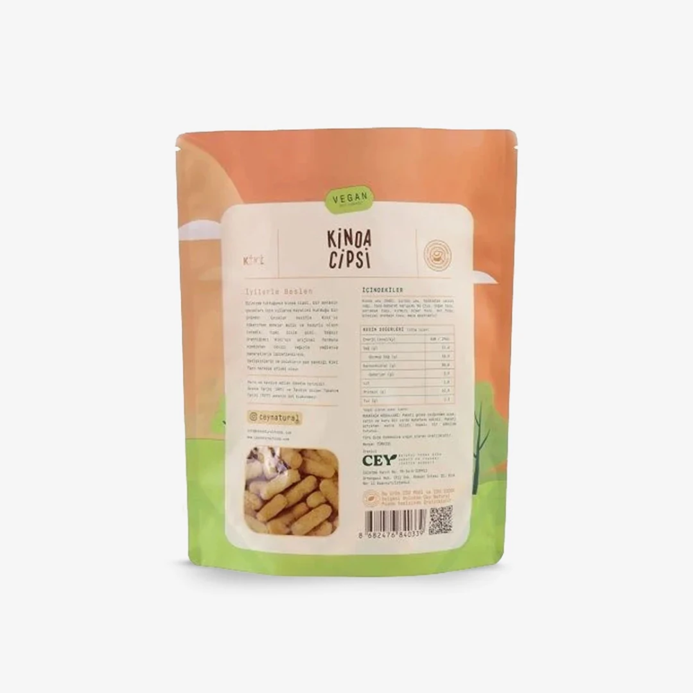 Kiki Taco Kinoa Cipsi 30gr – Kinoa bazlı, taco aromalı, glutensiz ve sağlıklı atıştırmalık cips