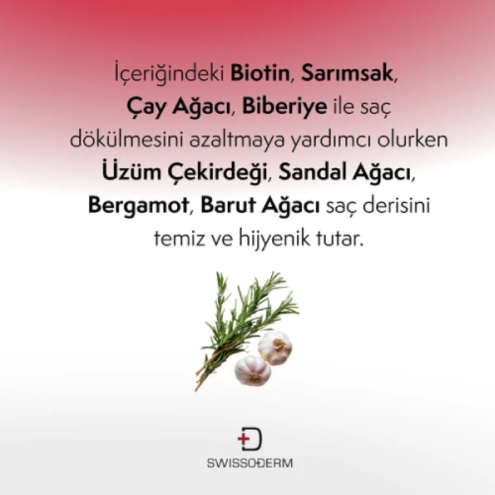 SWISSODERM Doğal İçerikli Dökülme Karşıtı Şampuan Yağlı Saçlar - 300 ml