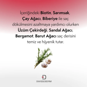 SWISSODERM Doğal İçerikli Dökülme Karşıtı Şampuan Normal & Kuru Saçlar - 300 ml