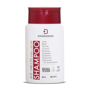 SWISSODERM Doğal İçerikli Dökülme Karşıtı Şampuan Normal & Kuru Saçlar - 300 ml