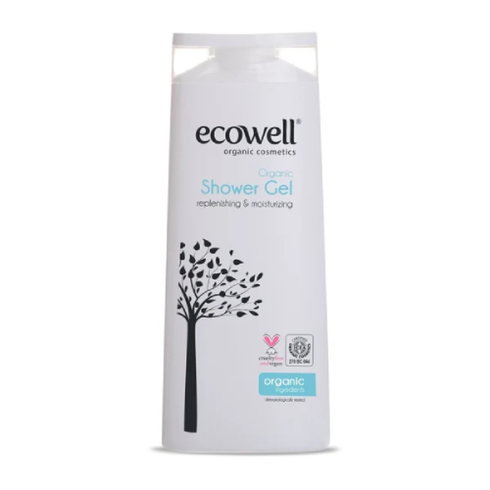 Ecowell Organik Duş Jeli 250 ml doğal katkısız ve hassas ciltler için güvenli temizlik ürünü