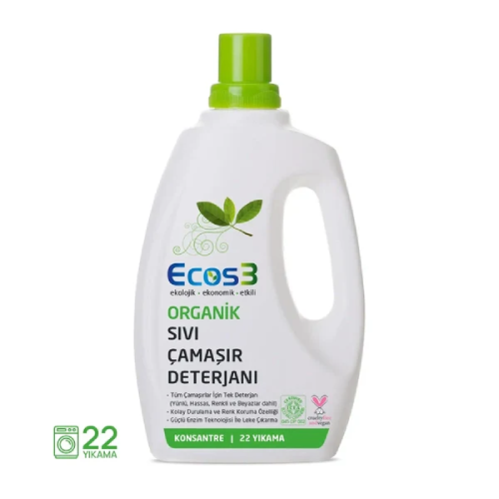Organik Çamaşır Deterjanı 750ml – Doğal, katkısız ve çevre dostu güçlü temizlik ürünü