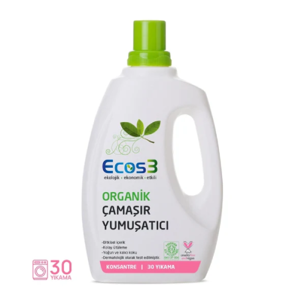 Organik Çamaşır Yumuşatıcı 750ml – Doğal, katkısız ve hassas ciltler için güvenli yumuşatıcı ürün