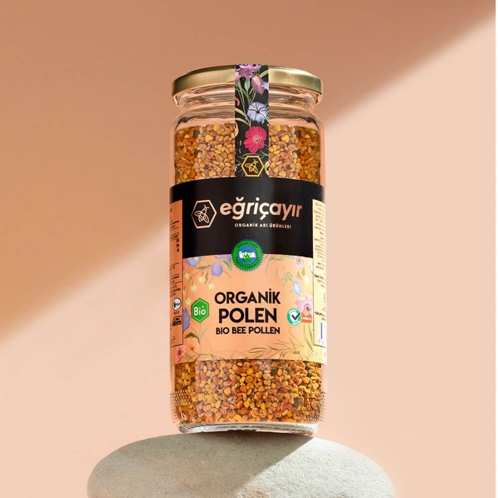 organik arı poleni 300g doğal protein vitamin kaynağı süper gıda