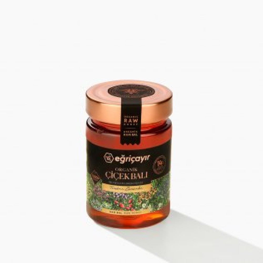 organik çiçek balı 450g doğal süzme bal anadolu balı