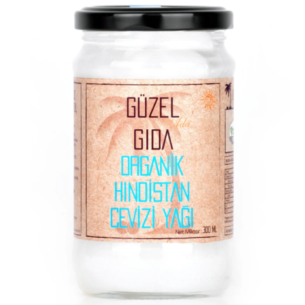 Organik hindistan cevizi yağı 3x300 ml Filipinler menşeli cam şişe set