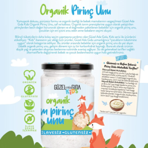 Kids Organik Pirinç Unu (400 g)