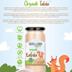 Kids Organik Tahin (220 g - Yerli Susam)