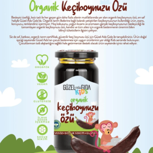 Kids Organik Keçiboynuzu Özü (290 g - Soğuk Sıkım)