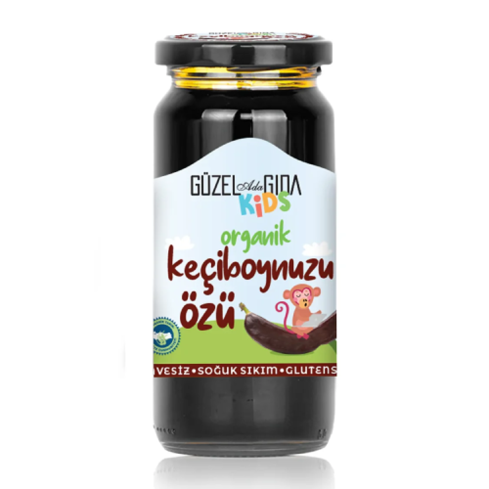 Soğuk sıkım organik keçiboynuzu özü 290 gr cam kavanoz