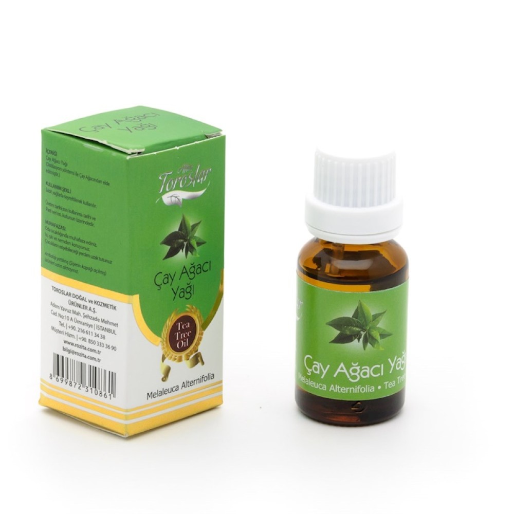 Çay Ağacı Yağı 10ml – %100 doğal, katkısız ve cilt ile saç bakımında kullanılan uçucu yağ