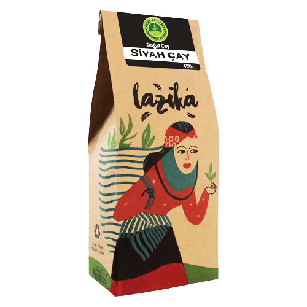 Lazika bergamotlu siyah çay dökme paket, doğal bergamot aromalı butik siyah çay