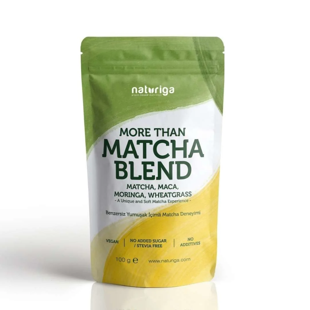 Naturiga yumuşak içimli matcha karışımı paket, hindistan cevizi sütlü vegan matcha latte tozu