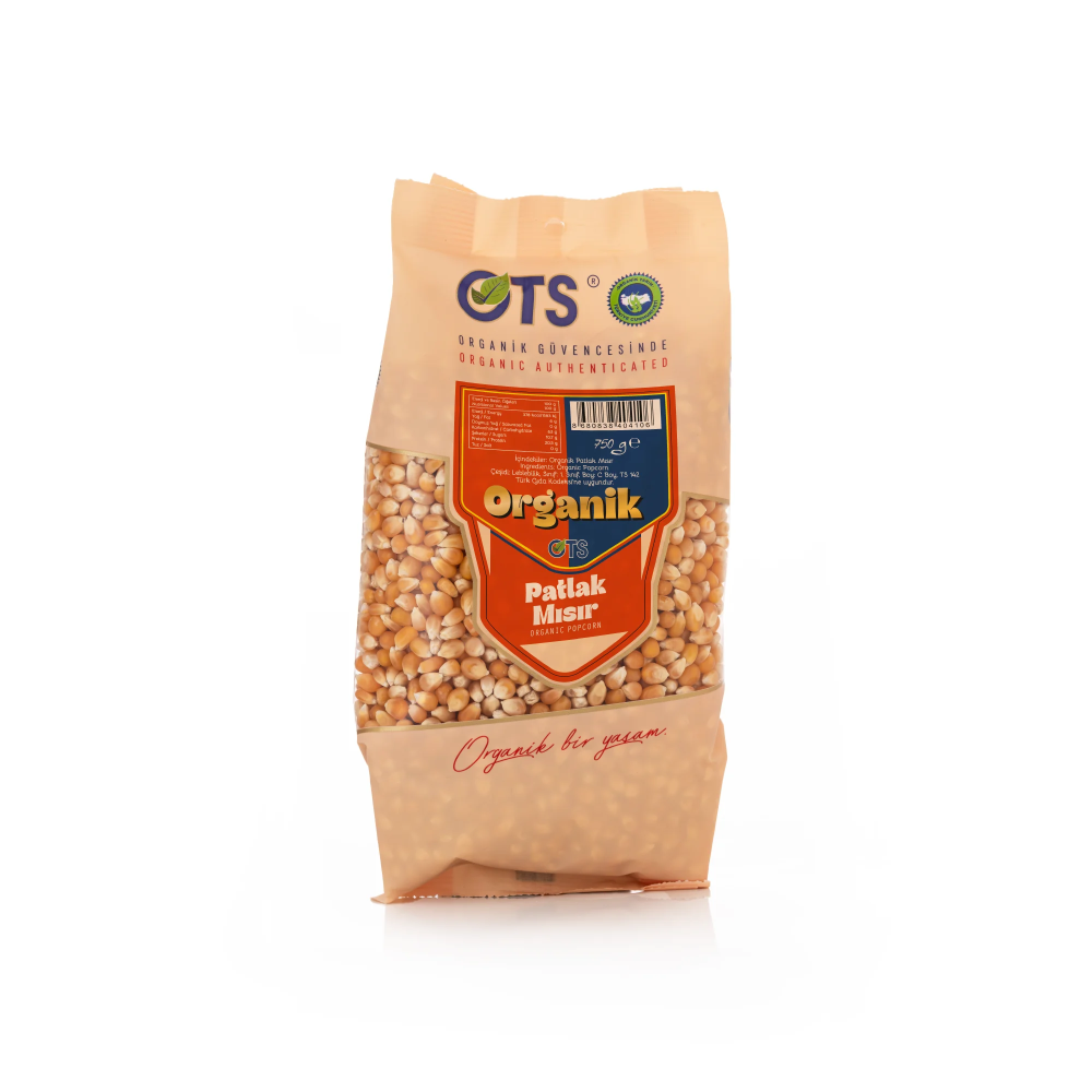 Ots Organik Patlak Mısır 750 gr
