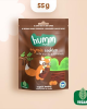 Organik keçiboynuzlu ve fındıklı kurabiye 55 gr paket, vegan glutensiz sağlıklı atıştırmalık