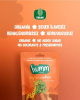 Organik portakallı kurabiye 55 gr paket, vegan glutensiz meyveli kurabiye