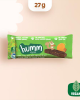 Organik kayısılı ve fındıklı yulaf bar 27 gr, vegan glutensiz ara öğün