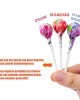 Mom organik lolipop karışık meyveli 3'lü, C vitaminli doğal organik çocuk şekeri