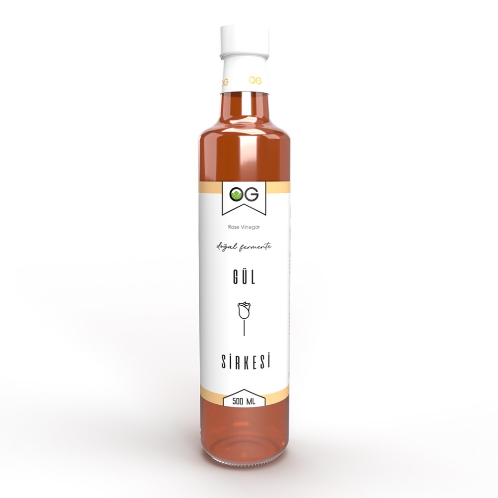 Nisa Organik 500 ML Gül Sirkesi Şişesi