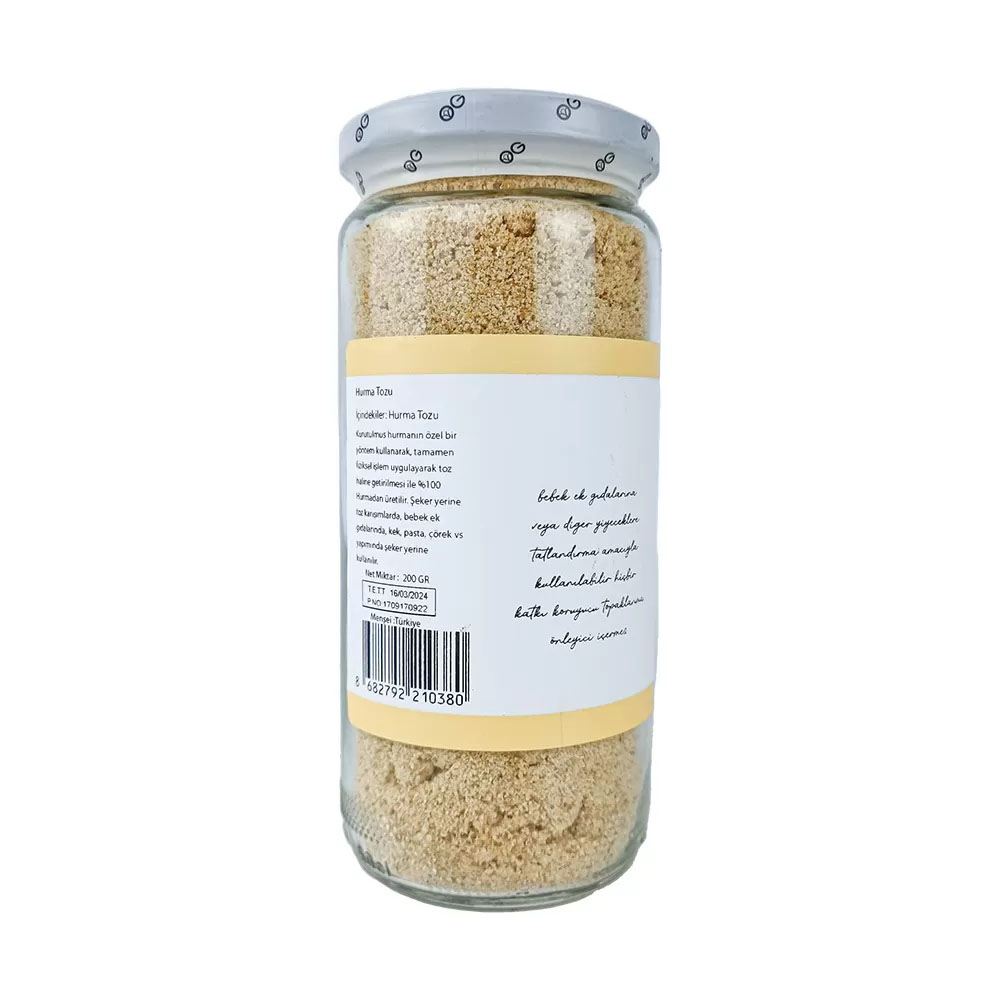 Nisa Organik 200 GR Saf Hurma Tozu Paketi