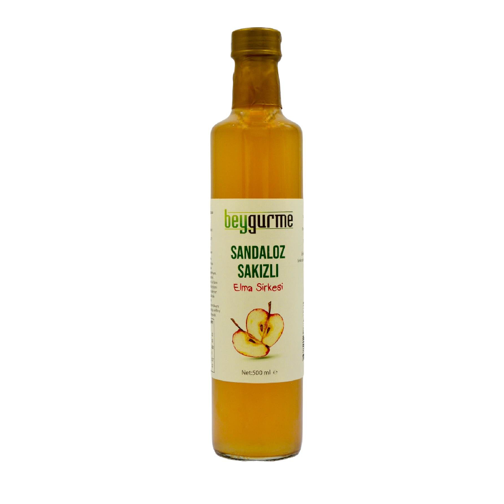 Beygurme Sandaloz Sakızlı Elma Sirkesi 500ml (Pestisit Analizli)