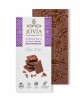 Organik karamel ve deniz tuzlu bitter çikolata, vegan glutensiz karamel dolgulu çikolata