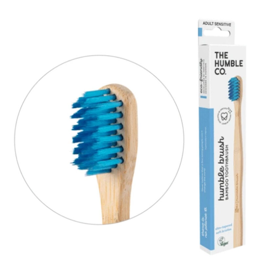 Humble Brush Ultra Soft Mavi Ekstra Yumuşak Bambu Diş Fırçası