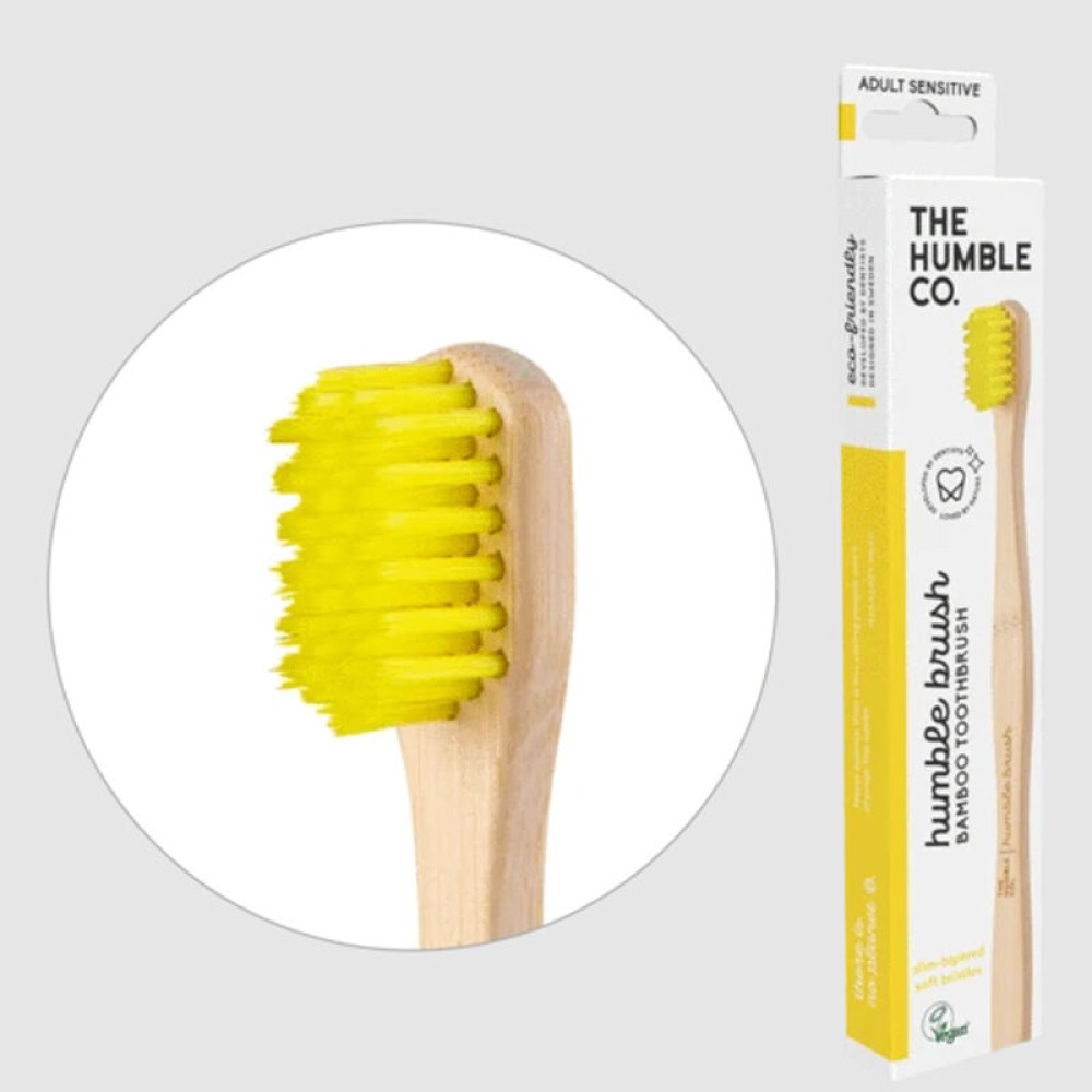 Humble Brush Ultra Soft Sarı Ekstra Yumuşak Bambu Diş Fırçası