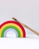 Humble Brush Gökkuşağı Yetişkin Medium Doğada Çözünür Bambu Diş Fırçası