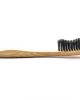 Humble Brush Siyah Yumuşak Yetişkin Diş Fırçası Doğada Çözünür Bambu Saplı