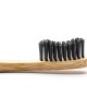 Humble Brush Siyah Yumuşak Yetişkin Diş Fırçası Doğada Çözünür Bambu Saplı