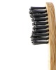 Humble Brush Siyah Yumuşak Yetişkin Diş Fırçası Doğada Çözünür Bambu Saplı