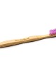 Humble Brush Lila Yumuşak Çocuk Diş Fırçası Doğada Çözünür Bambu Saplı
