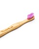 Humble Brush Lila Yumuşak Çocuk Diş Fırçası Doğada Çözünür Bambu Saplı