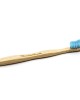 Humble Brush Mavi Yumuşak Çocuk Diş Fırçası Doğada Çözünür Bambu Saplı