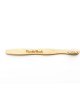 Humble Brush Beyaz Yumuşak Çocuk Diş Fırçası Doğada Çözünür Bambu Saplı