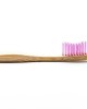 Humble Brush Lila Yumuşak Yetişkin Diş Fırçası Doğada Çözünür Bambu Saplı