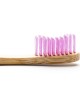 Humble Brush Lila Yumuşak Yetişkin Diş Fırçası Doğada Çözünür Bambu Saplı