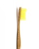 Humble Brush Sarı Yumuşak Yetişkin Diş Fırçası Doğada Çözünür Bambu Saplı