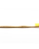 Humble Brush Sarı Yumuşak Yetişkin Diş Fırçası Doğada Çözünür Bambu Saplı