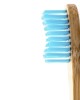 Humble Brush Mavi Yumuşak Yetişkin Diş Fırçası Doğada Çözünür Bambu Saplı