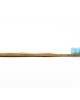 Humble Brush Mavi Yumuşak Yetişkin Diş Fırçası Doğada Çözünür Bambu Saplı
