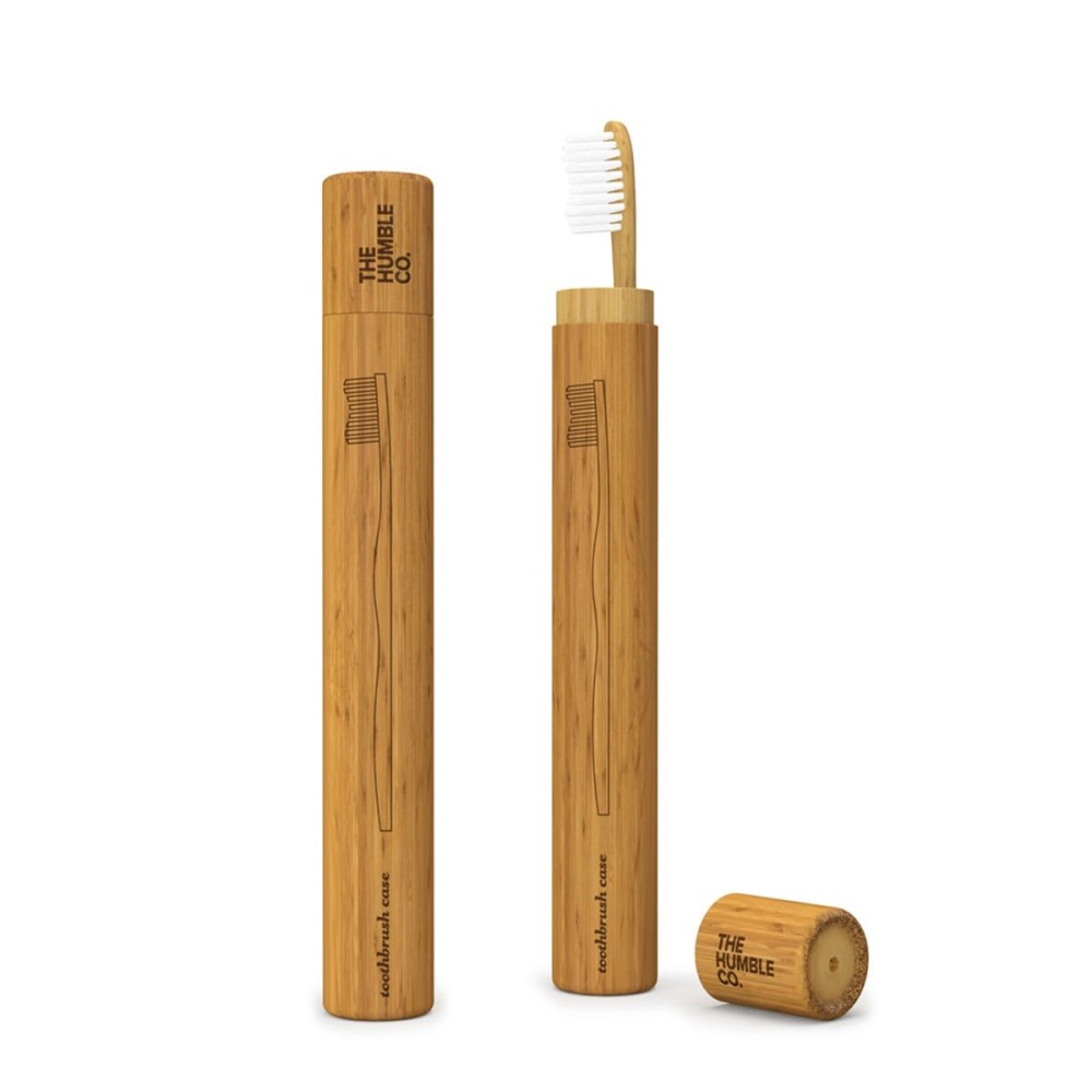 The Humble Co. %100 Bambu Yetişkin Diş Fırçası Saklama ve Seyahat Kabı