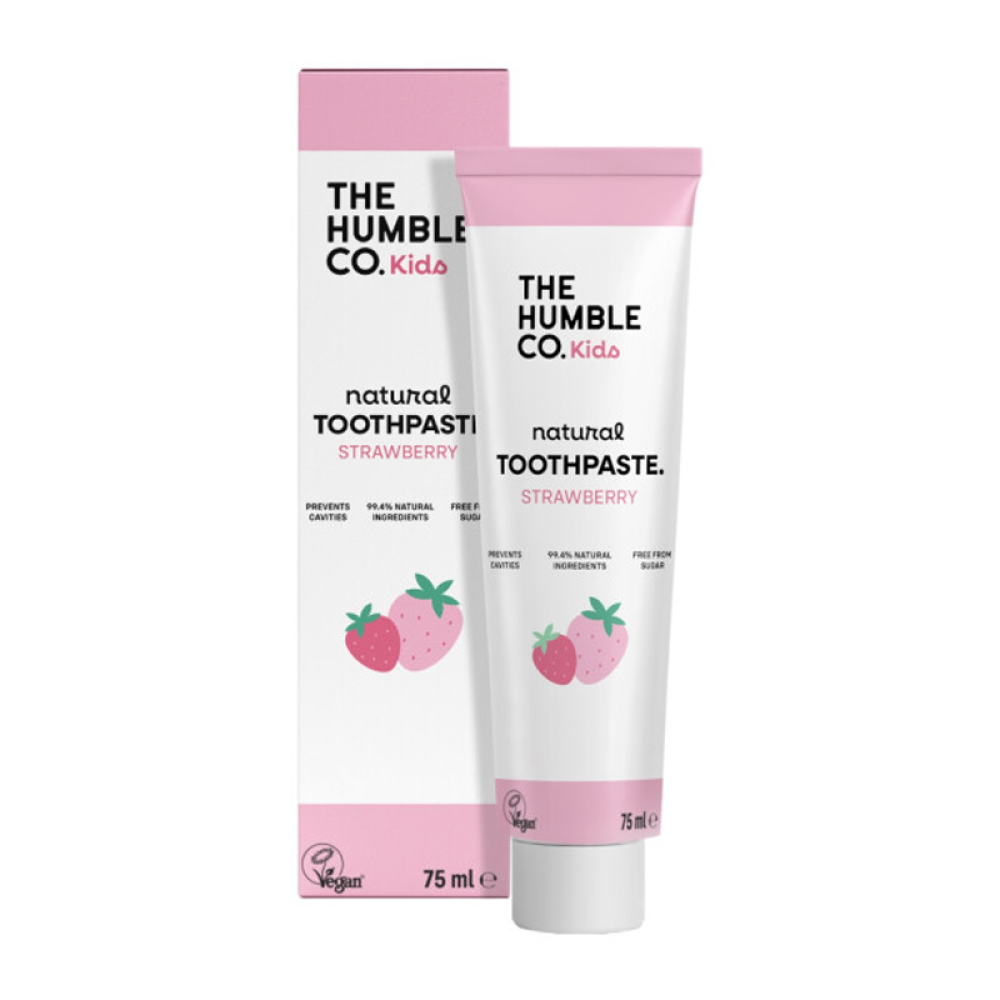 The Humble Co. Çocuklar İçin Doğal Çilekli Diş Macunu 75 ml