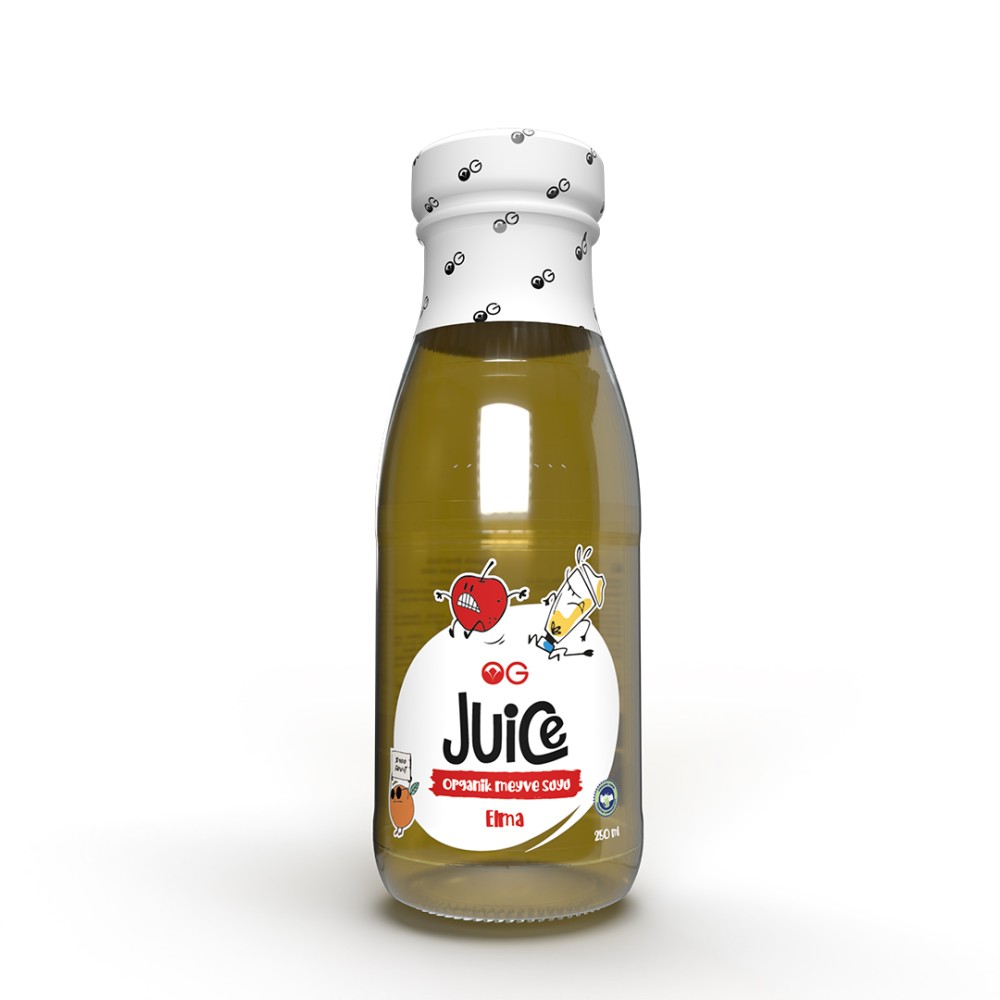 Nisa Organik 250 ML Organik Kırmızı Elma Suyu Şişesi